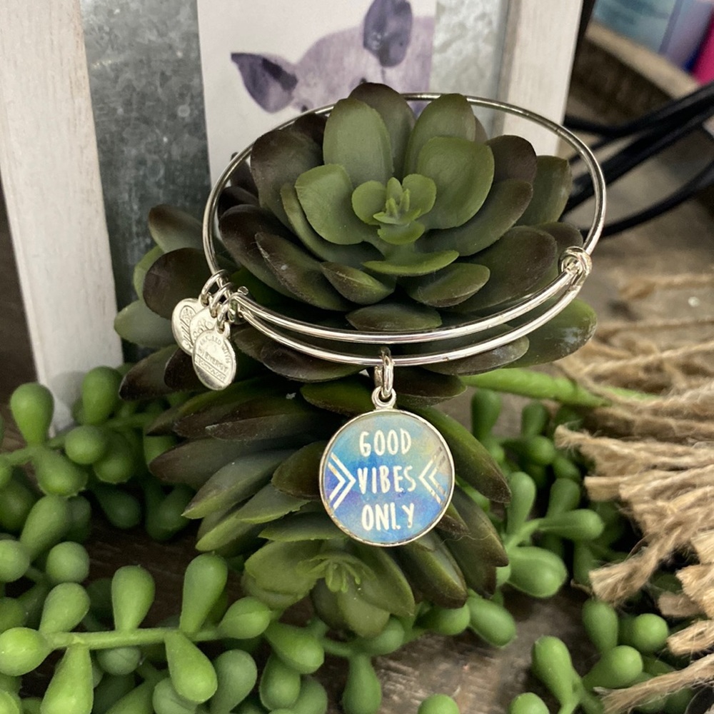Alex and ani good vibes bracelet